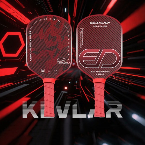 Professional Championship-Level Pickleball Paddle – High-End Carbon Fiber with Matte Finish, Imported Kevlar Fiber, 3K Carbon Fiber, Honeycomb Core for Kids