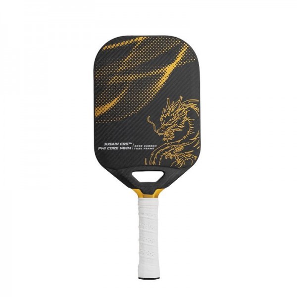 USAPA-Standard Pickleball Paddle with New Design – For Outdoor Training & Recreation, Honeycomb Core, Carbon Fiber, Featuring 18K T700 & 14mm Thickness