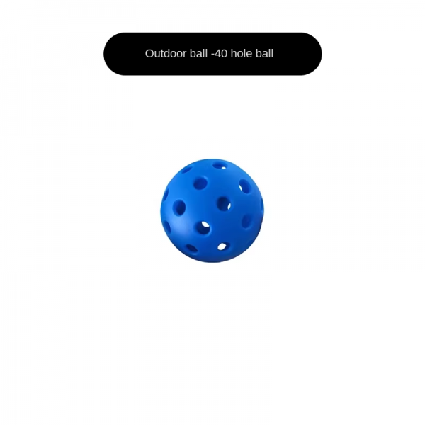 Injection-Molded Pickleballs for Outdoor Sports – 26 or 40 Holes, Durable, High-Elasticity, OEM