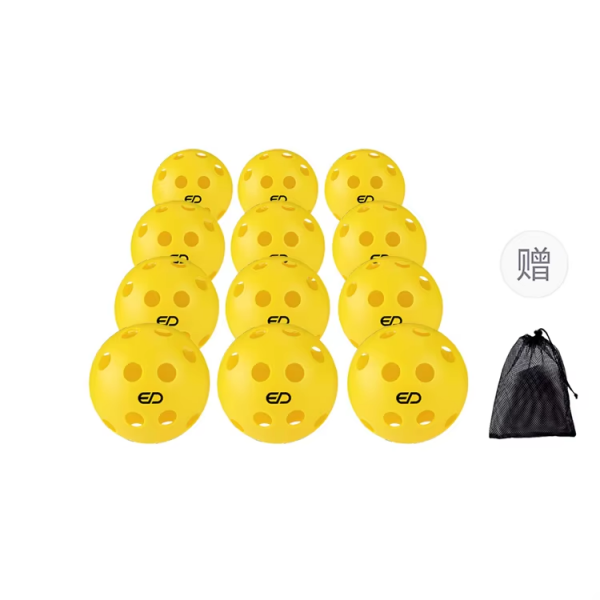 Rolled/Injection-Molded Pickleballs – 40/26 Holes, Customizable, for Outdoor Use, Competitive-Grade, Outdoor Spin Performance, Durable