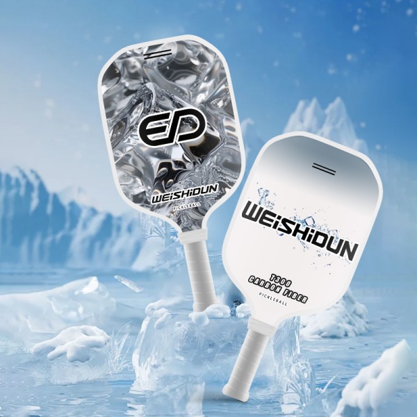Wholesale Ice-Fire Themed T300 Carbon Fiber Pickleball Paddles for Outdoor Sports – Suitable for Beginners