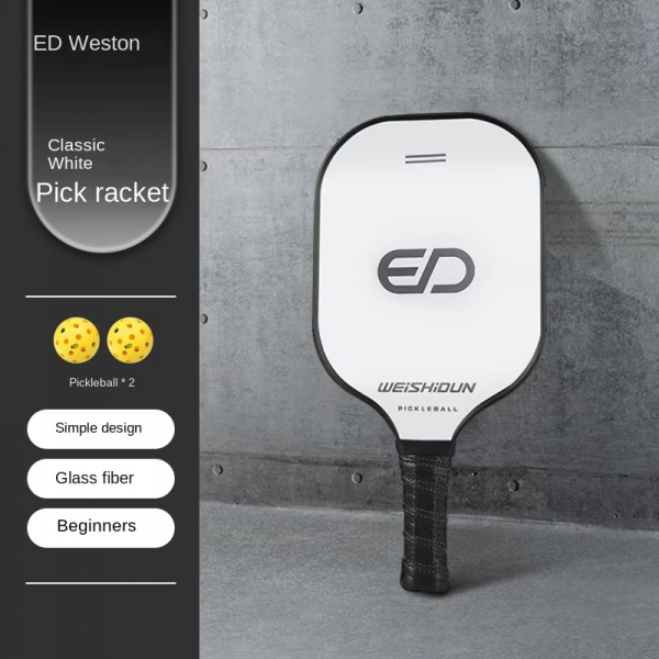 Ice-Fire Themed T300 Carbon Fiber Pickleball Paddle for Outdoor Sports (with Carry Bag), Suitable for Beginners