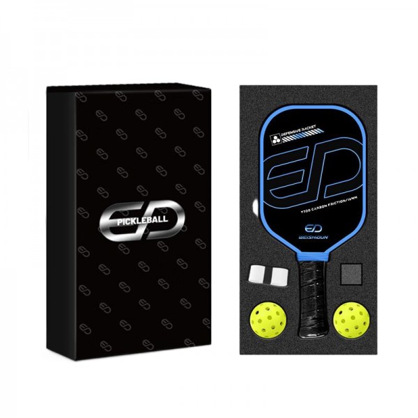T700 Professional Sports Competition Paddle – 16mm, Made of Imported Toray Carbon Fiber, Hot-Pressed, Defensive Pickleball Paddle