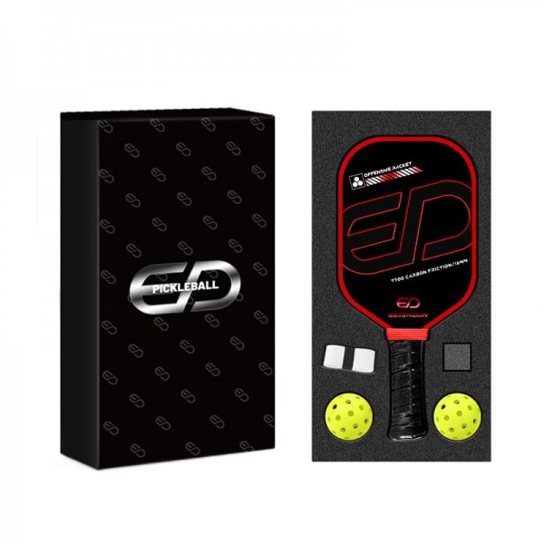 T700 Pro-Grade Pickleball Paddle 16mm Thick, Made of Imported Toray Carbon Fiber, Hot-Pressed, Offensive Style, for Sports Competitions