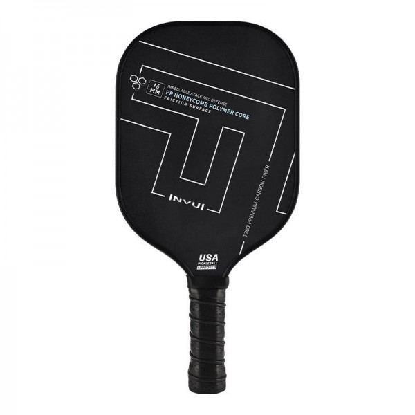 USAPA-Approved Carbon Fiber Pickleball Paddle – 16mm Thick, T700 Grade, Cold-Pressed Craftsmanship, Honeycomb Core, Suitable for Indoor & Outdoor Sports