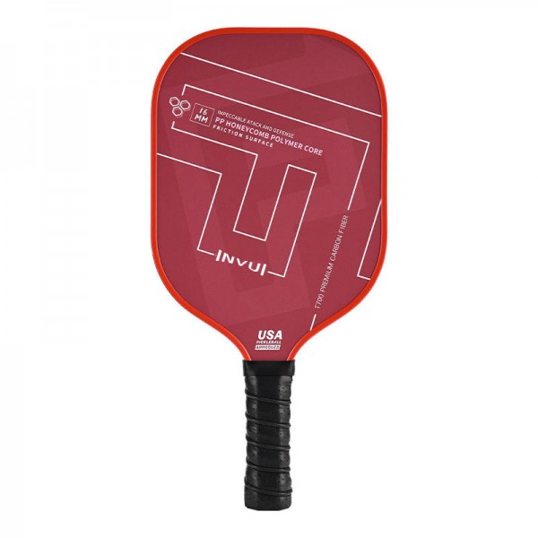USAPA-Approved Carbon Fiber Pickleball Paddle – 16mm Thick, T700 Grade, Cold-Pressed Craftsmanship, Honeycomb Core, Suitable for Indoor & Outdoor Sports