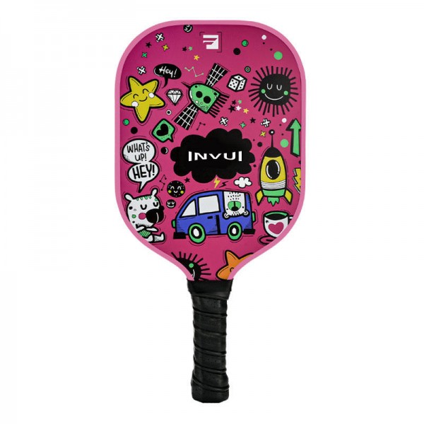 Custom Portable & Lightweight Children's Pickleball Paddle – Fiberglass with Honeycomb Core, Ideal as a Children's Gift