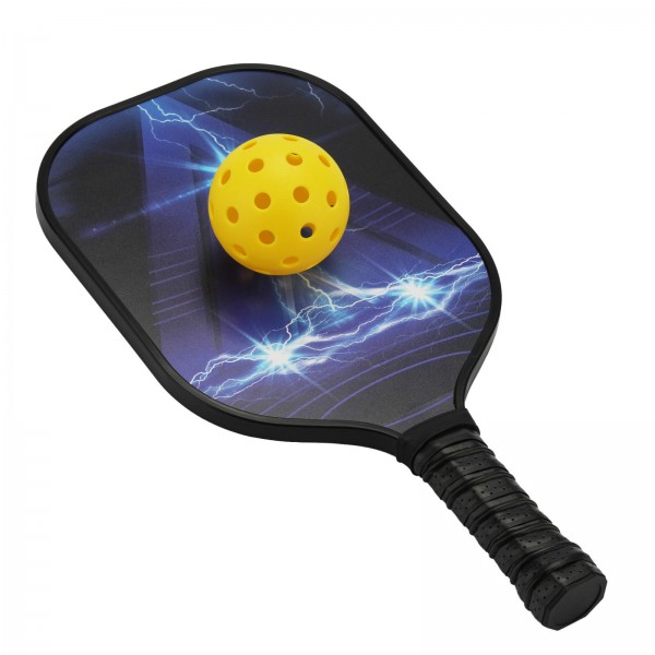ODM Lightweight 13mm Fiberglass Pickleball Paddle – Edgeless Design with PP Honeycomb Core, Suitable for Recreational Training & Pickleball Matches