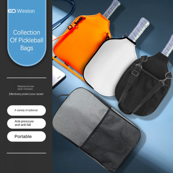 Custom Oxford Cloth Pickleball Paddle Bag – Waterproof, Lightweight, Pressure-Free Protective Cover, Suitable for Children's Sports