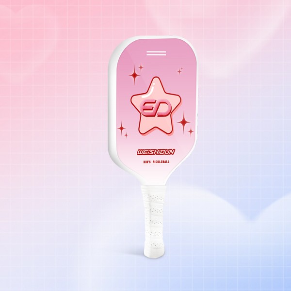 OEM Fiberglass Pickleball Paddle – UV-Printed, Pink & Blue Colors, for Indoor & Outdoor Training