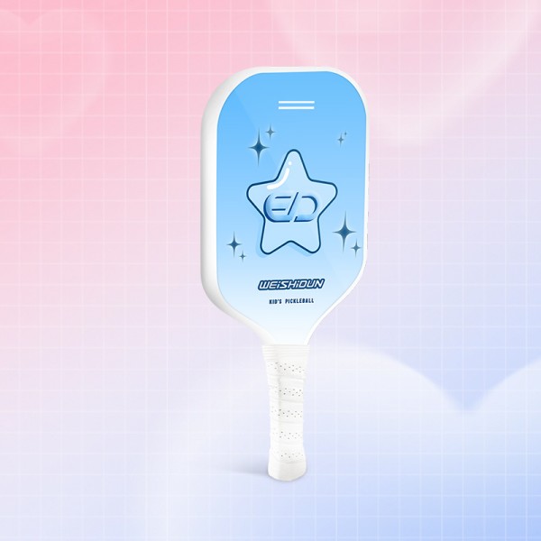 OEM Fiberglass Pickleball Paddle – UV-Printed, Pink & Blue Colors, for Indoor & Outdoor Training