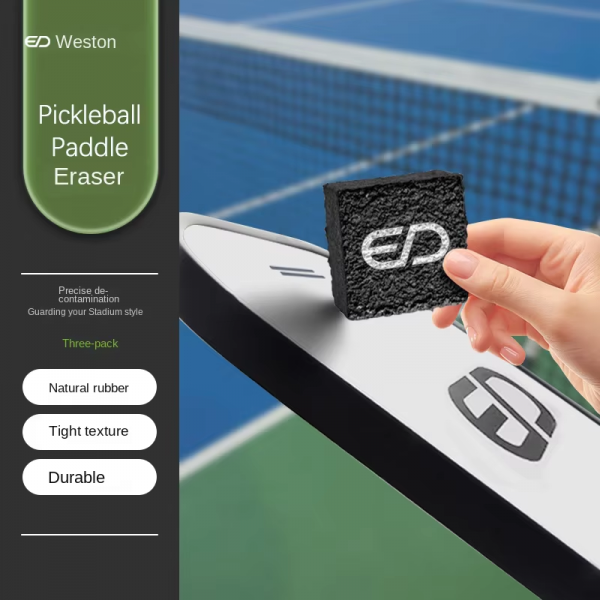 Customizable-Color Durable Pickleball Paddle Eraser – Sports Accessory for Removing Dirt and Minor Scratches from Paddles