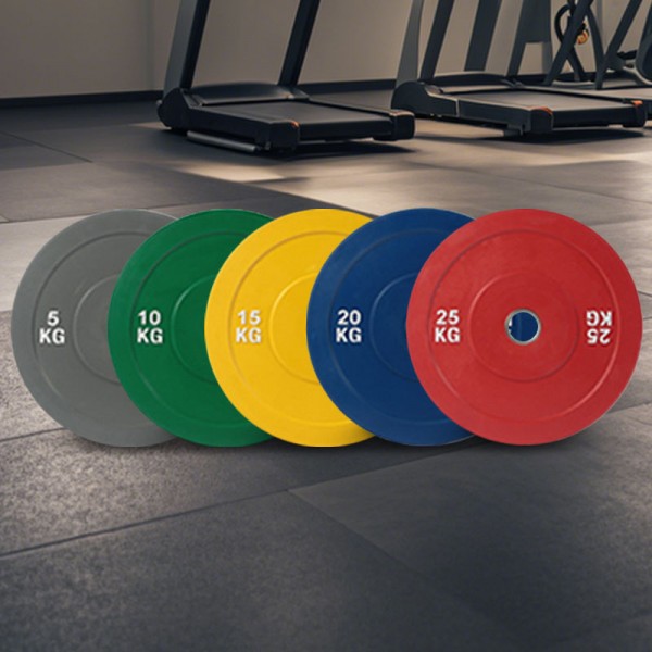 Home & Gym Colorful Full-Rubber Barbell Weight Plates – Fitness Equipment for Home Workouts and Gym Training