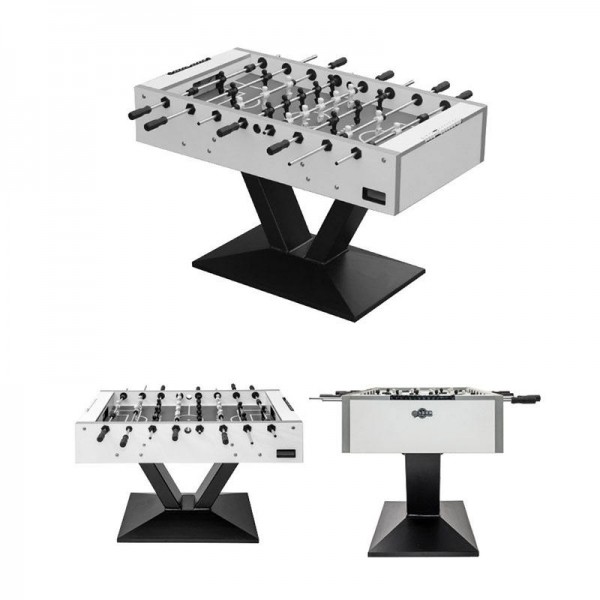 JX12 Foosball Table by Chinese Manufacturer – 5-Foot Full Standard Size, Metal Legs, Hollow 8 Rods, Professional Balls, Entertainment Pro Version, Made of MDF