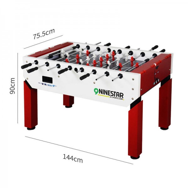 ITSF 55-Inch Tabletop Foosball Table: Indoor MDF Football/Foosball Game Set with Balls, Coin-Operated, for Family Game Rooms