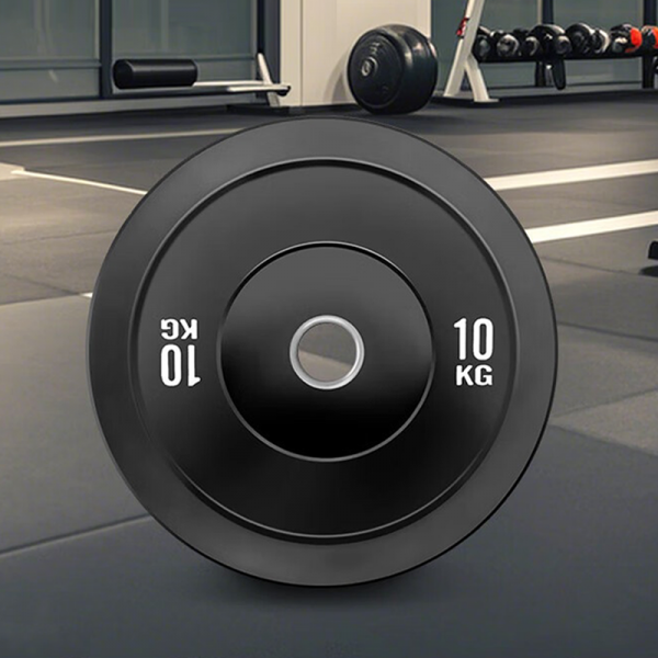Home and Gym: Full Rubber Barbell Weight Plates for Fitness Equipment, Used for Training and Exercise