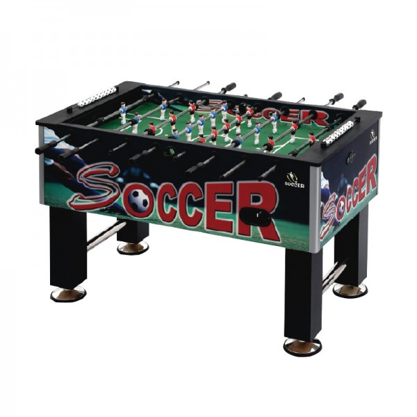 High-Quality Heavy-Duty Color-Printed 5FT Adult Foosball Table: Baby Foot Table Football Game Table for Adult Indoor Use
