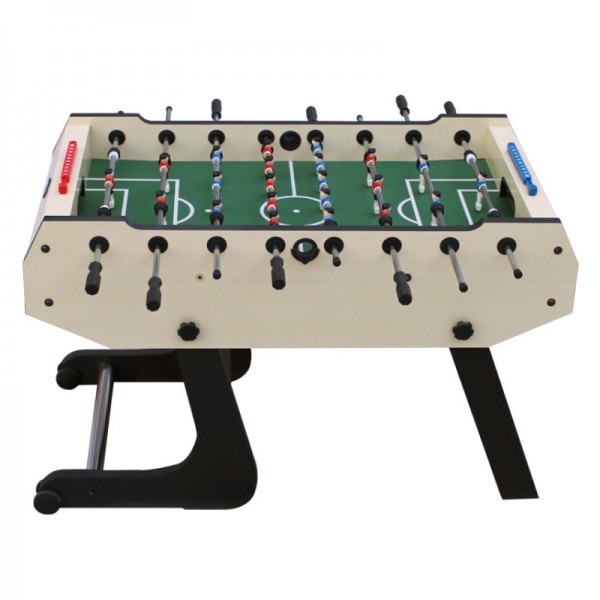 French-Style Futbolin Professional 55-Inch Engineered Wood Telescopic Pole Baby Foot Game Table: Indoor Table Football Toddler Foosball Table