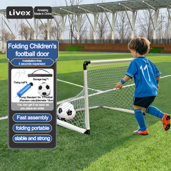 Wholesale Popular Lightweight Portable Foldable Mini Football Goals: 5-a-Side Kids' Football Training Equipment & Pitch Gear