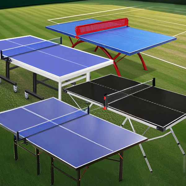Indoor & Outdoor Foldable Ping Pong Tables – High-Quality, Various Thicknesses, with Rackets and Installation Tools