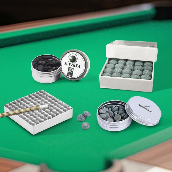 Retail 9-14mm Genuine Leather Snooker and Billiard Cue Accessories: Tip Replacements and Cue Tip Protectors