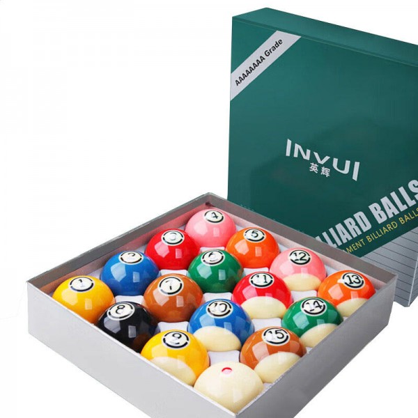 Alamu Advanced Snooker Billiard Balls & Billiard Resin Balls – 2-1/4" (57.2mm), Professional Premium Grade, 16-Piece Set in Green Box, for Sale