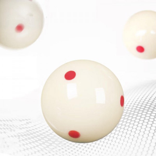 High-Quality 57.2mm Russian Resin Billiard Balls Set – New Set with Six Red Dots