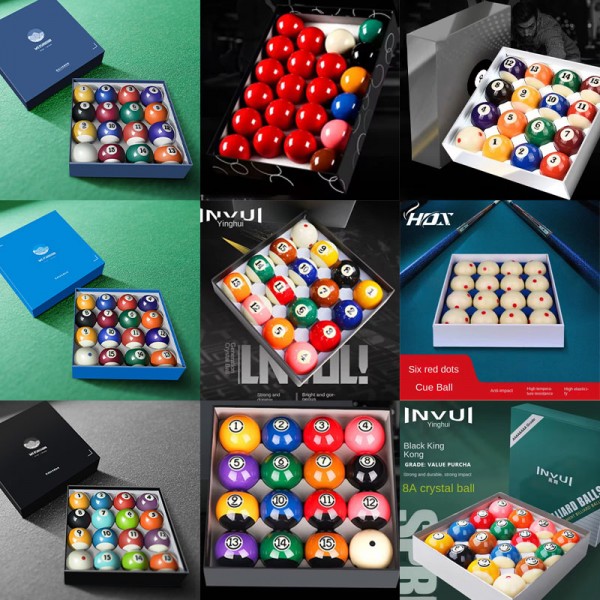 OEM Hard Resin Billiard Balls – Suitable for Snooker Competition & Training, Sold in Sets of 16
