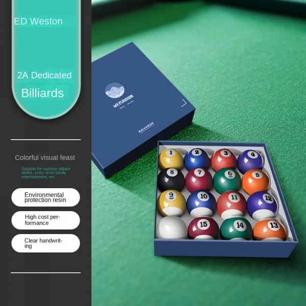 OEM Hard Resin Billiard Balls – Suitable for Snooker Competition & Training, Sold in Sets of 16