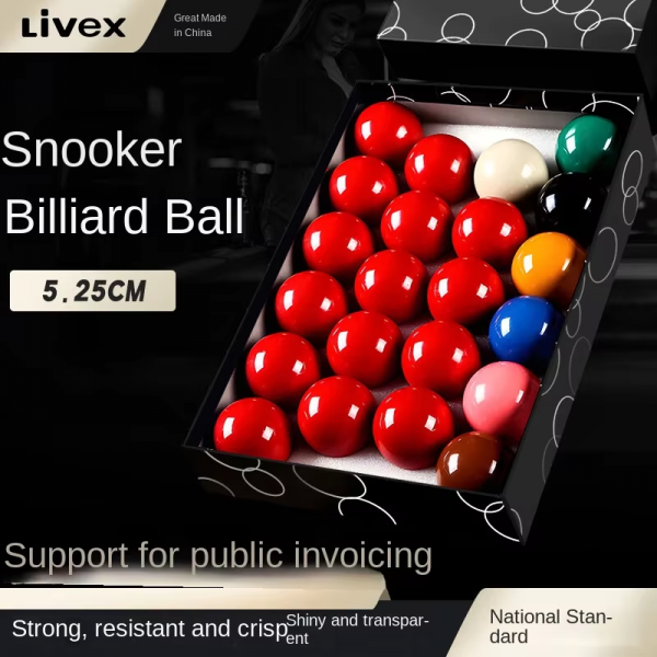 OEM Hard Resin Billiard Balls – Suitable for Snooker Competition & Training, Sold in Sets of 16