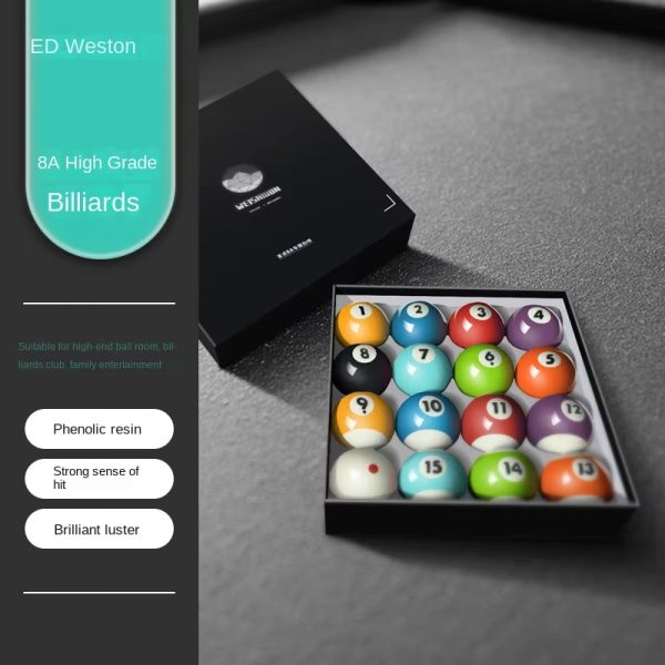 OEM Hard Resin Billiard Balls – Suitable for Snooker Competition & Training, Sold in Sets of 16