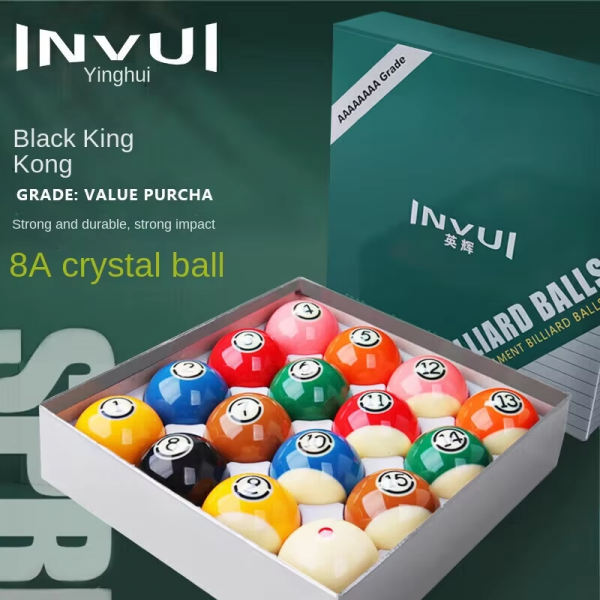 OEM Hard Resin Billiard Balls – Suitable for Snooker Competition & Training, Sold in Sets of 16